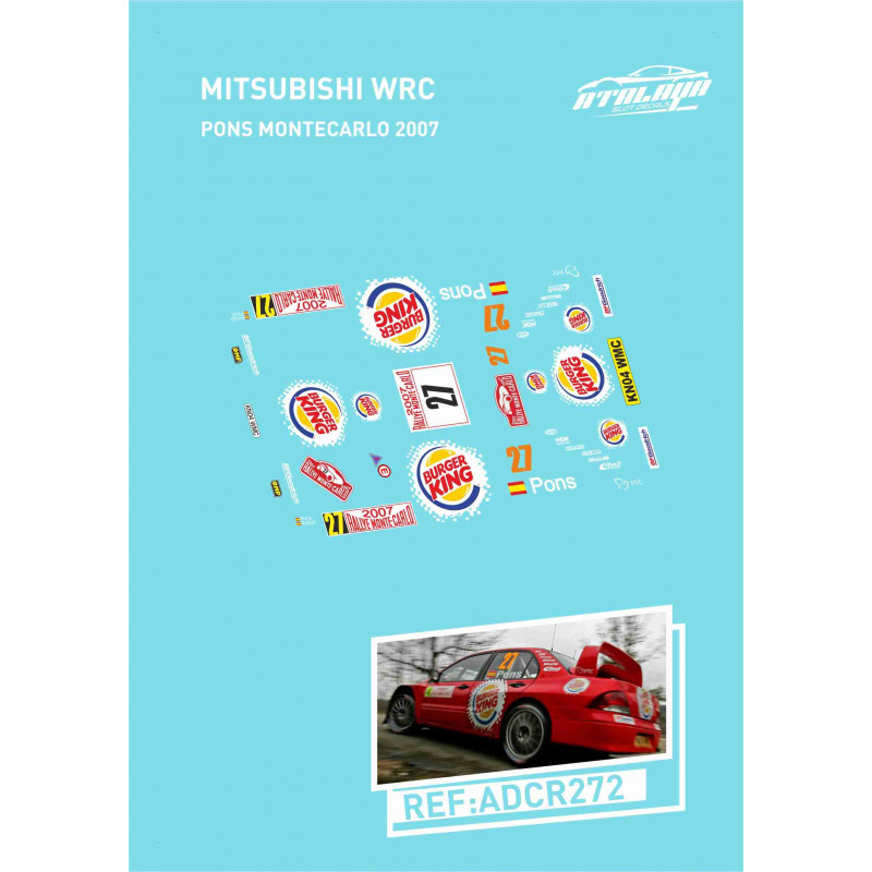 Mitsubishi WRC Pons Montecarlo 2007
