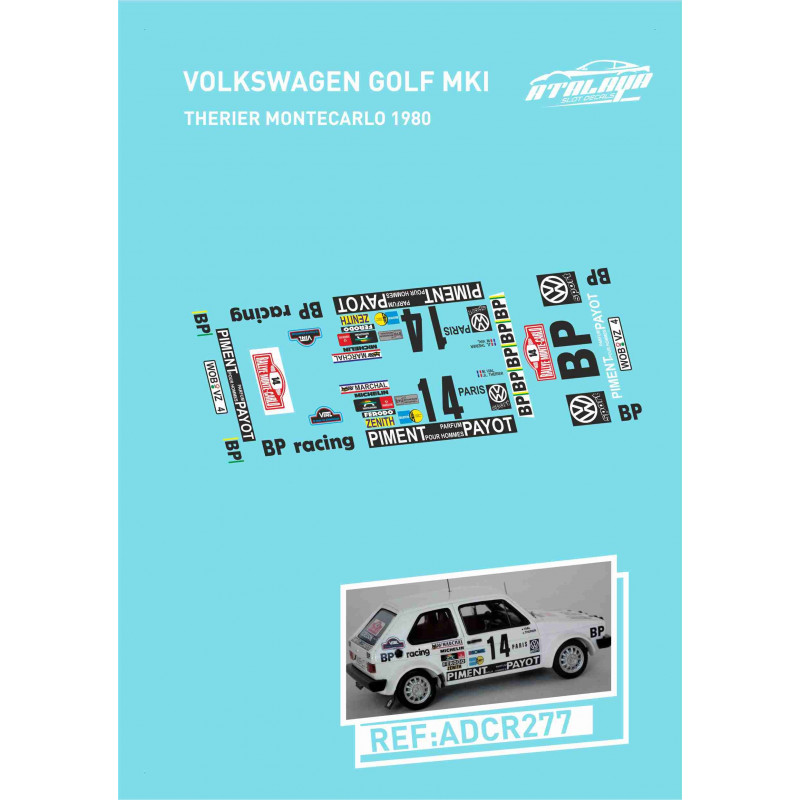 Volkswagen Golf MKI Therier Montecarlo 1980