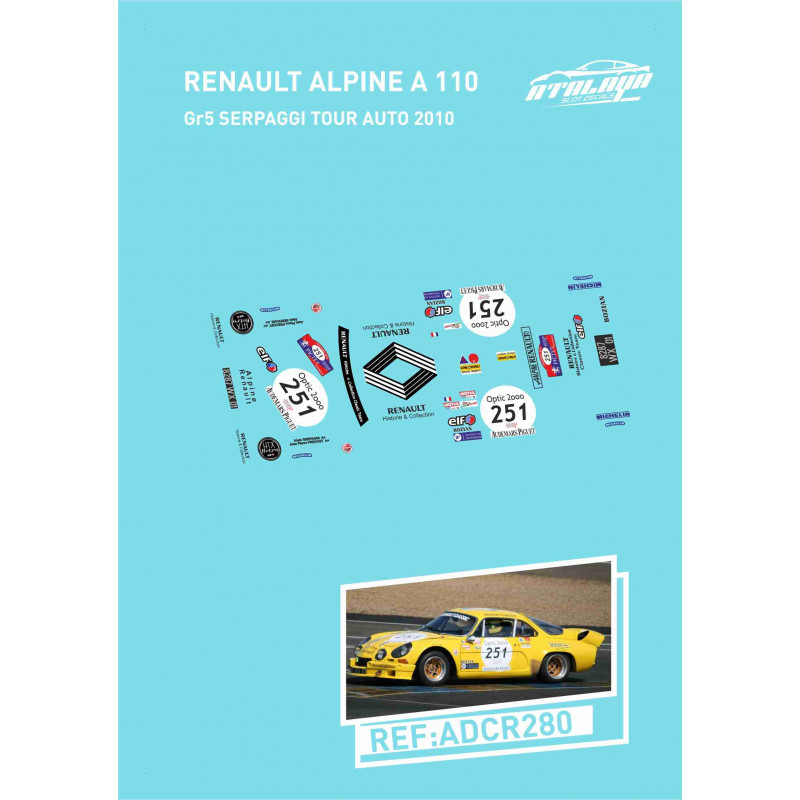 Renault Alpine A110 Gr5 Serpaggi Tour Auto 2010