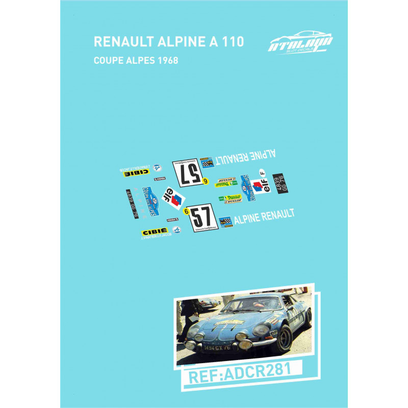 Renault Alpine A 110 Coupe Alpes 1968
