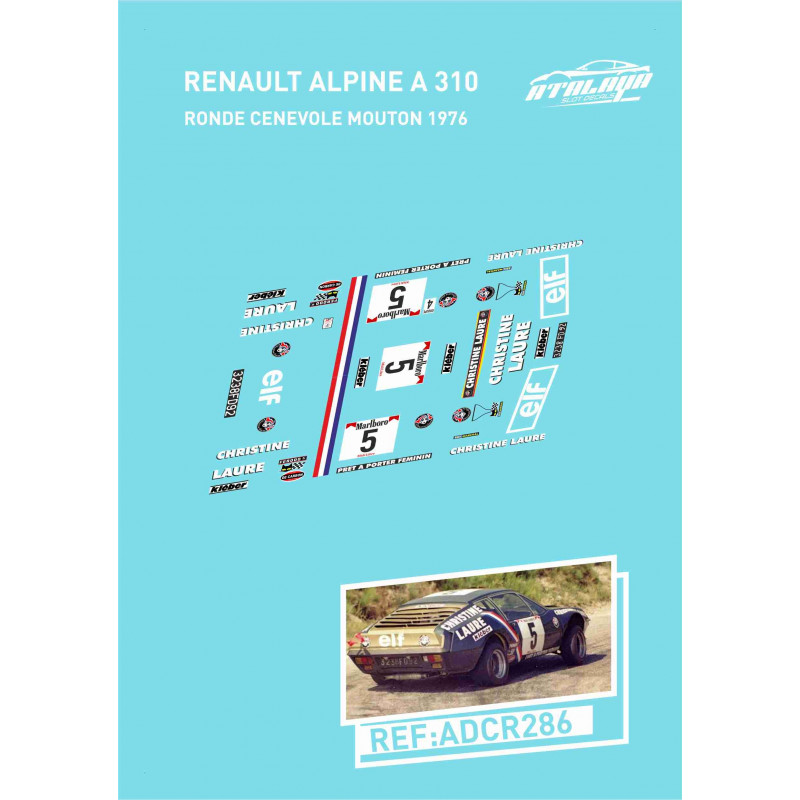 Renault Alpine A310 Ronde Cenevole Mouton 1976