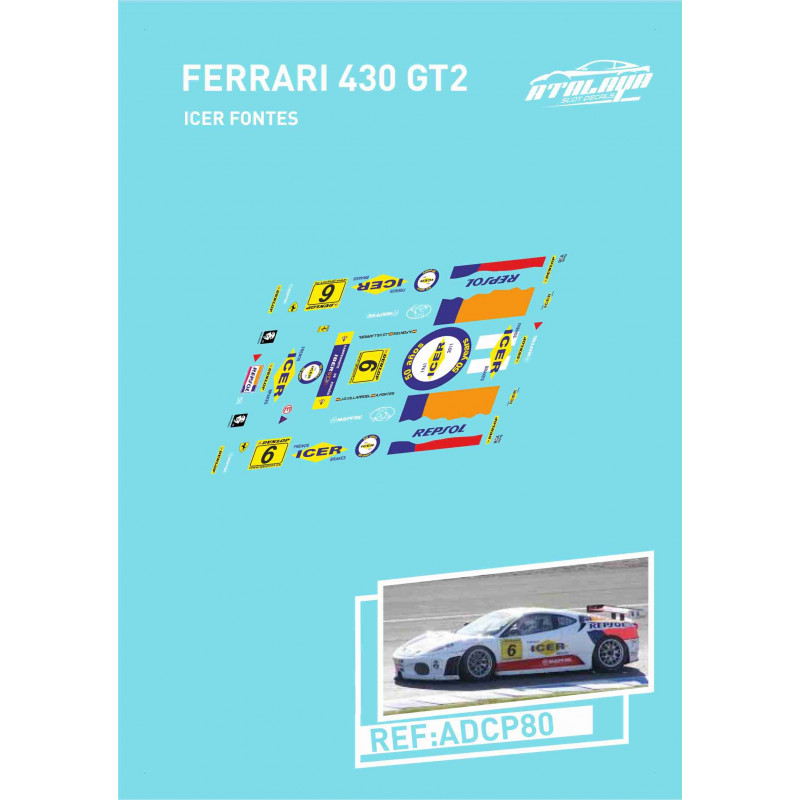 Ferrari 430 GT2 ICER Fontes