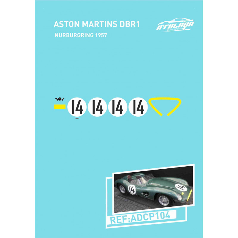 Aston Martin DBR1 Nurburgring 1957
