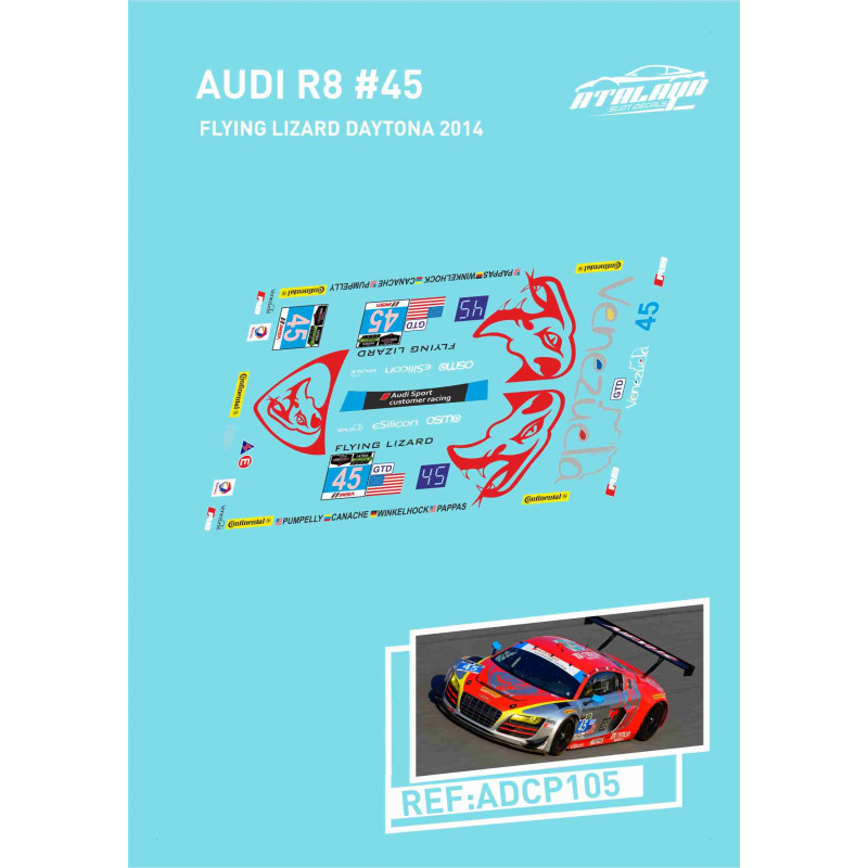 Audi R8 Flying Lizard Daytona 2014 N45