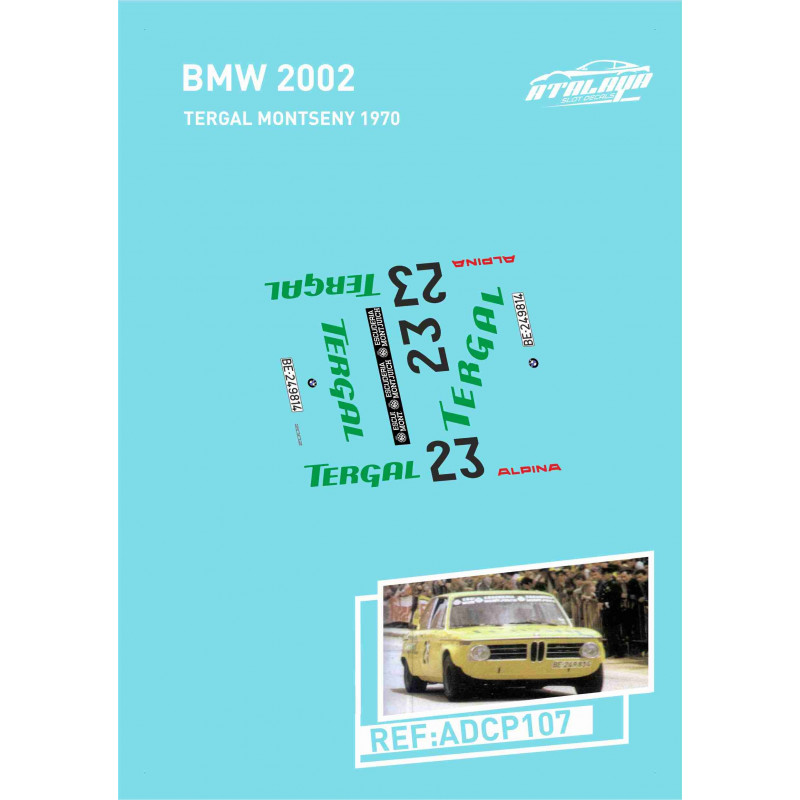 BMW 2002 Tergal Montseny 1970