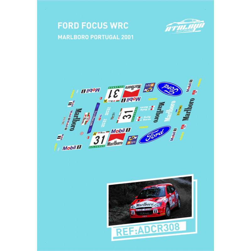 Ford Focus WRC Marlboro Portugal 2001