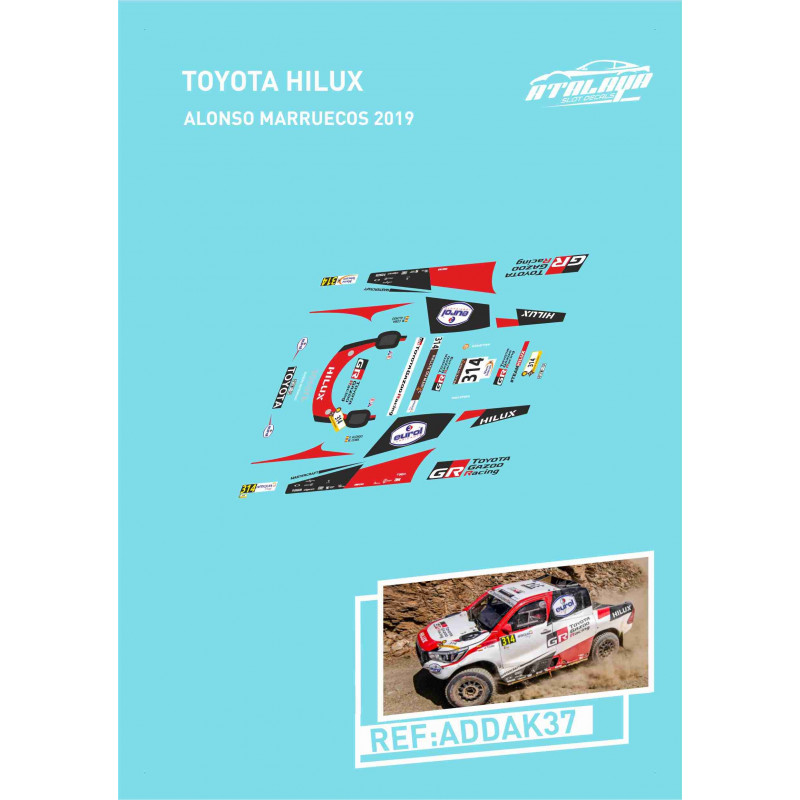 Toyota Hilux Alonso Marruecos 2019