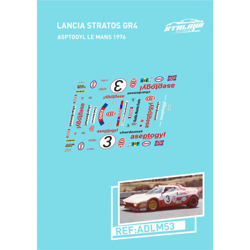 Lancia Stratos GR4 Aseptogyl Le Mans 1976
