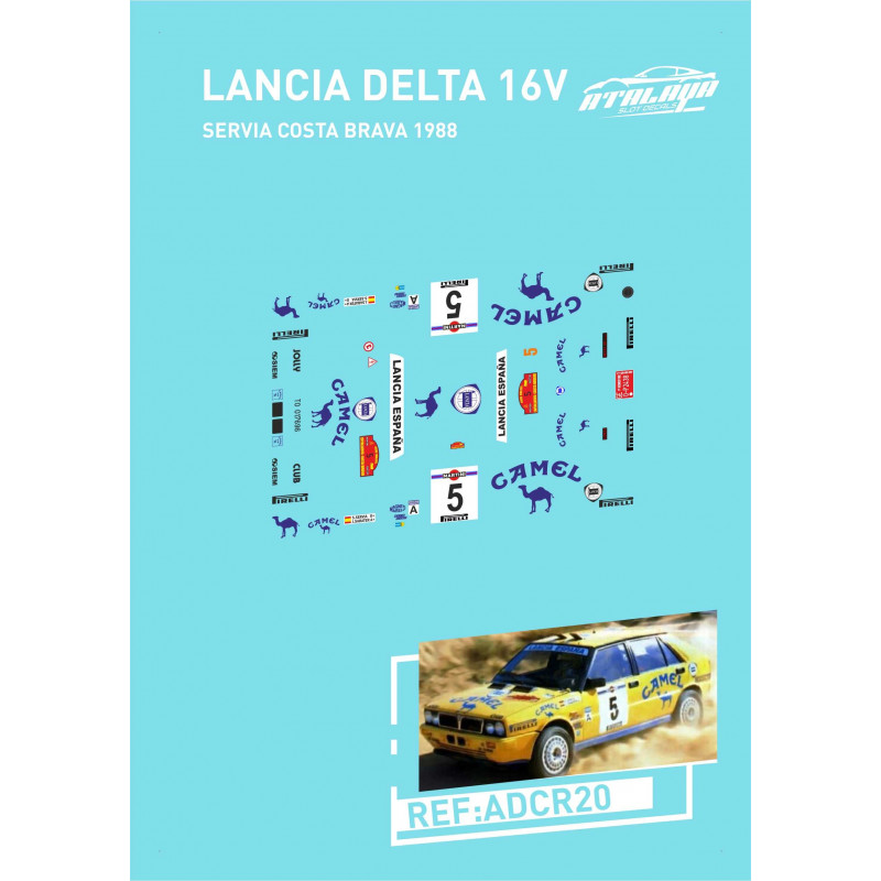 Lancia Delta 16v Servia CostaBrava 88