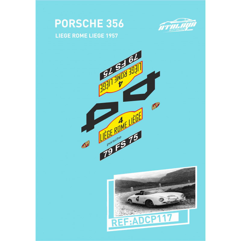 Porsche 356 Liege Rome Liege 1957