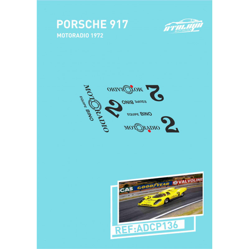 Porsche 917 Motoradio 1972