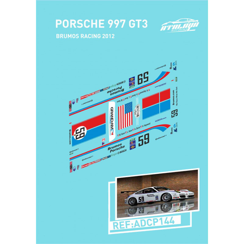Porsche 997 GT3 Brumos Racing 2012