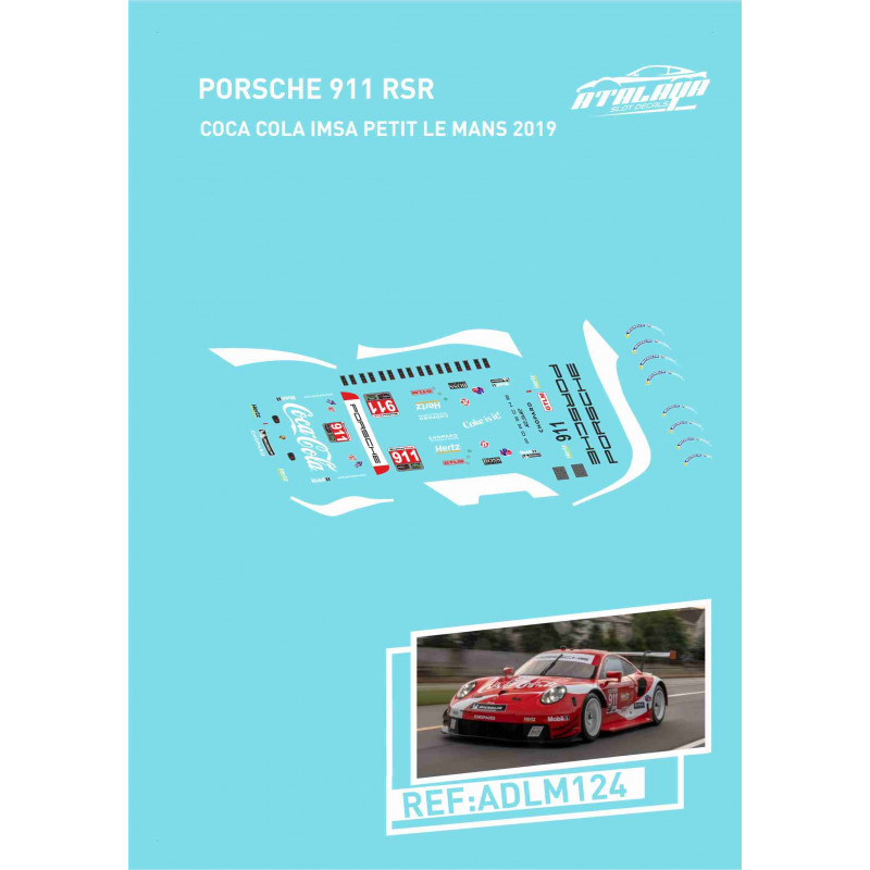 Porsche 911 SRS Coca Cola IMSA Petit LeMans 2019