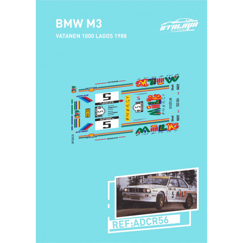 BMW M3 Vatanen 1000 Lagos 1988
