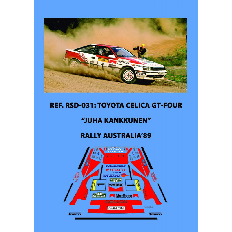 Toyota Celica GT-Four Kankkunen Australia 1989