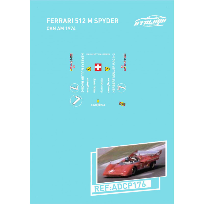 Ferrari 512 M Spyder Can Am 1974