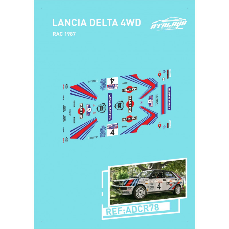 Lancia Delta 4WD RAC 1987