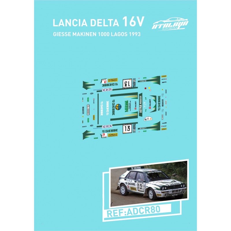 Lancia Delta Giesse Makinen 1000 Lakes 1993