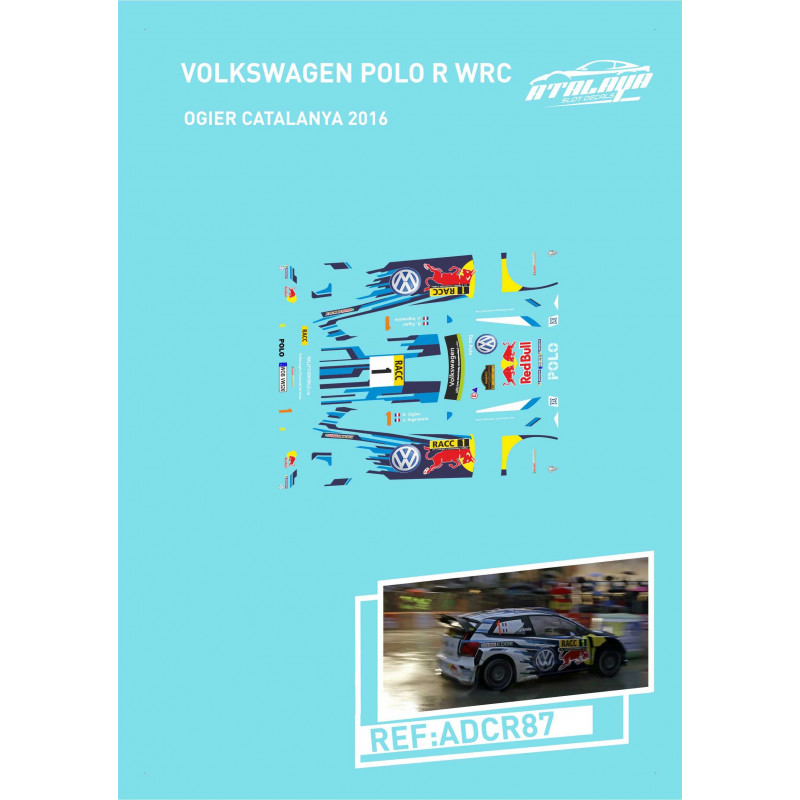 VW Polo  WRC Ogier Catalunya 2016
