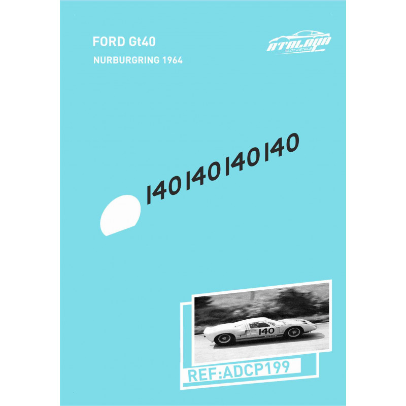 Ford GT40 Nurburgring 1964