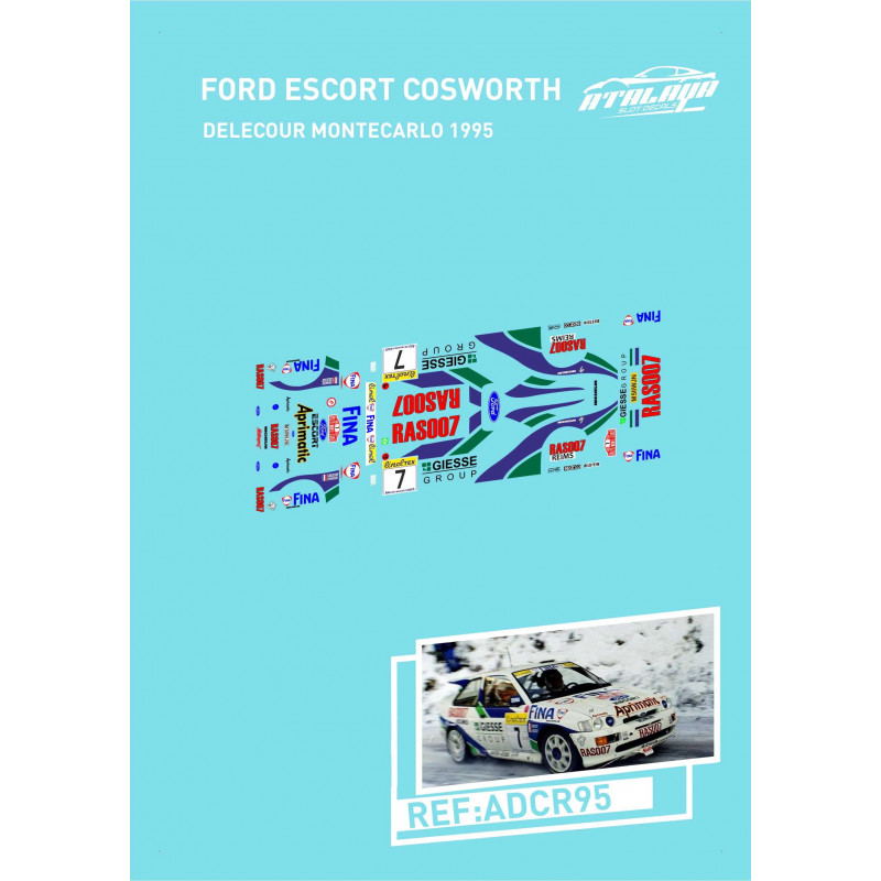 Ford Escort Cosworth Delecour Montecarlo 1995