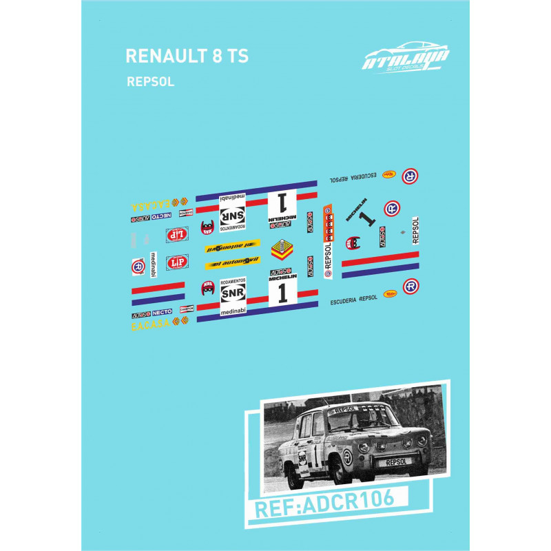 Renault 8 TS Repsol