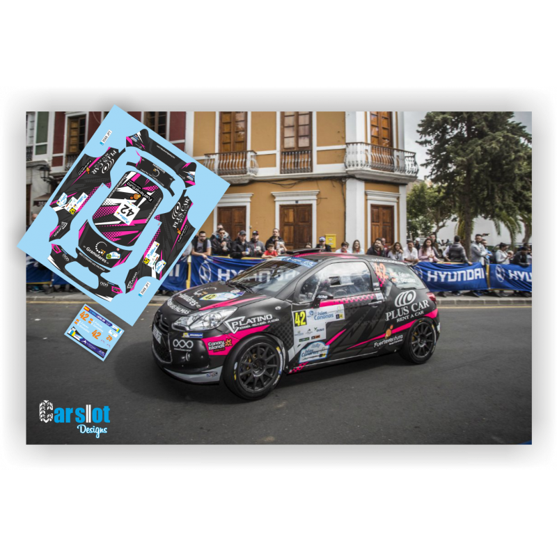 Citroën DS3 Emma Falcón & Eduardo Gonzaléz Rallye Islas Canarias 2018