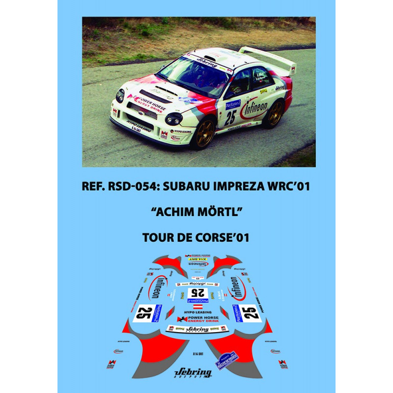 Subaru Impreza WRC'01 - Achim Mortl - Tour de Corse 2001