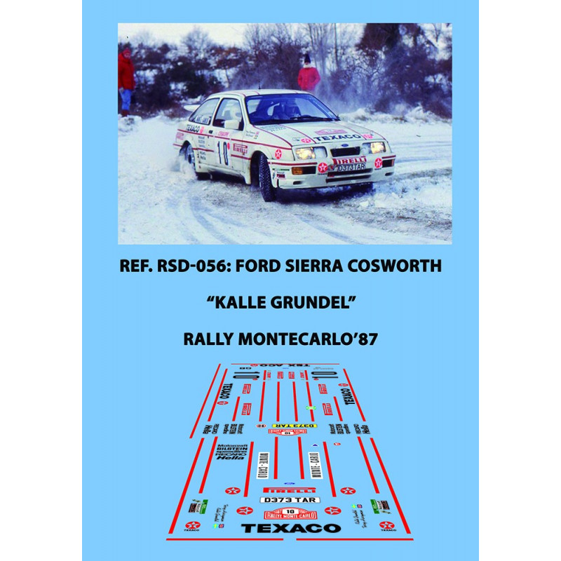 Ford Sierra Cosworth Grundel Montecarlo 1987