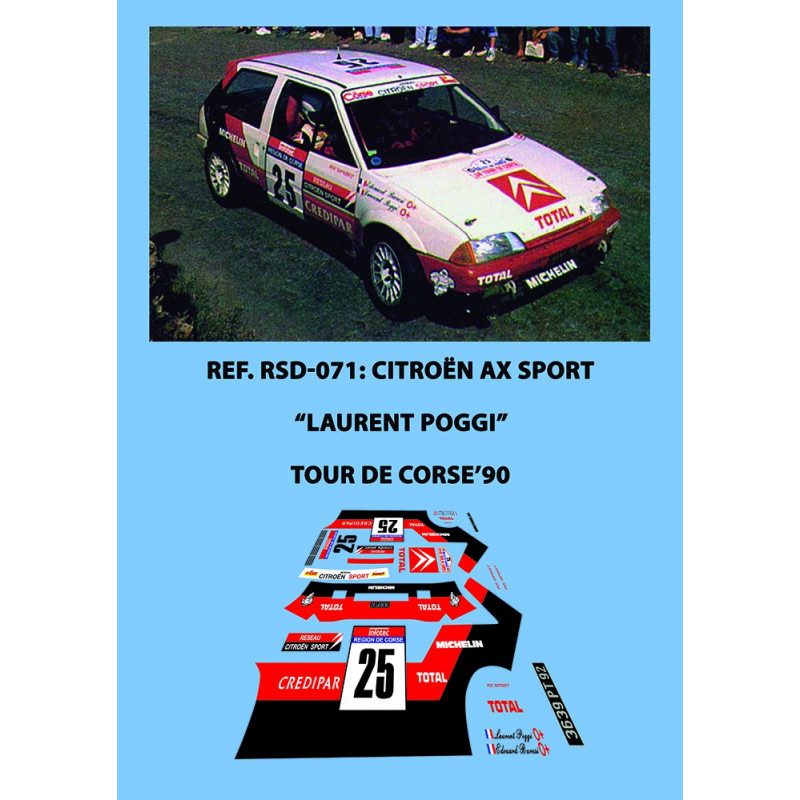 Citroen AX Sport Poggi Tour de Corse 1990