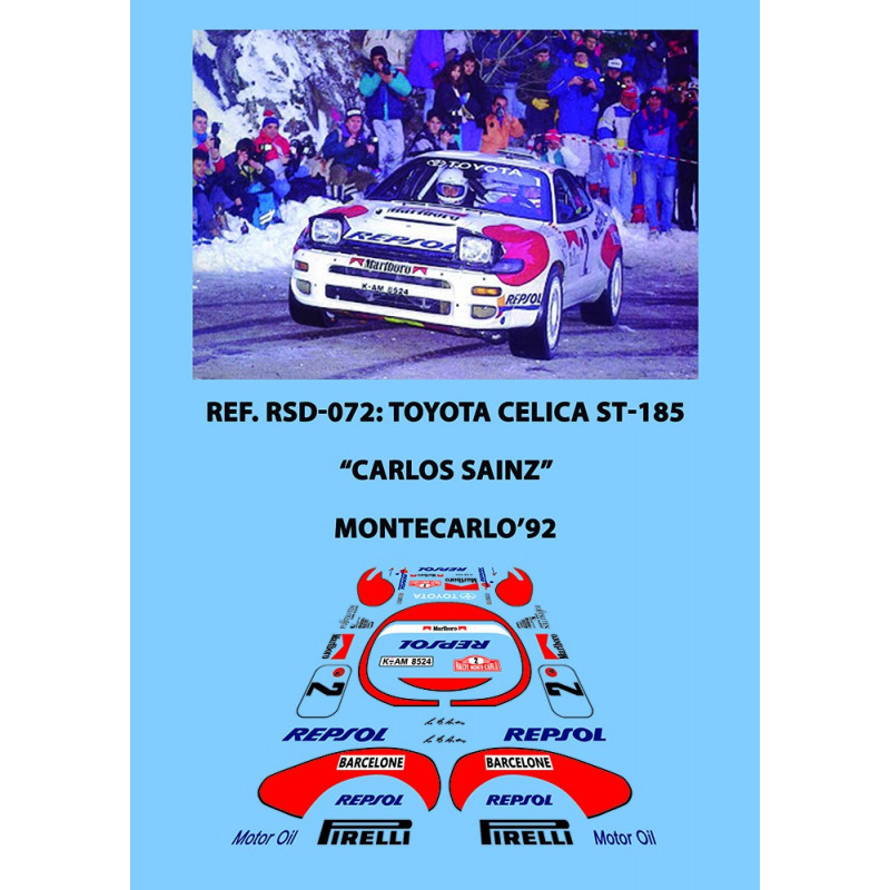 Toyota Celica ST185 Sainz Montecarlo 1992