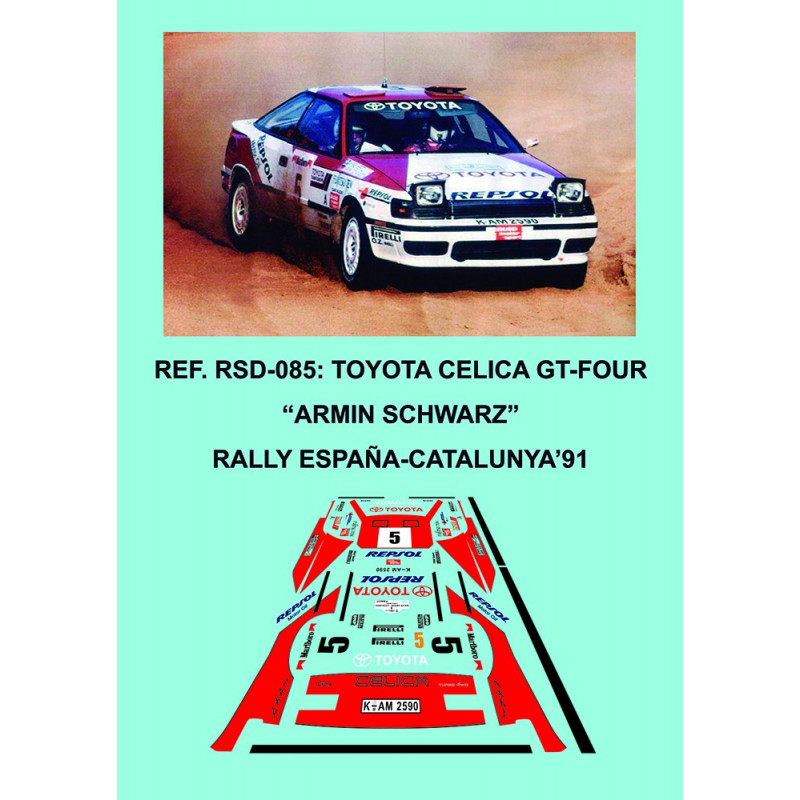 Toyota Celica GT-Four Schwarz RACC 1991