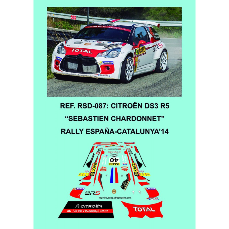 Citroen DS3 R5 Chardonnet RACC 2014