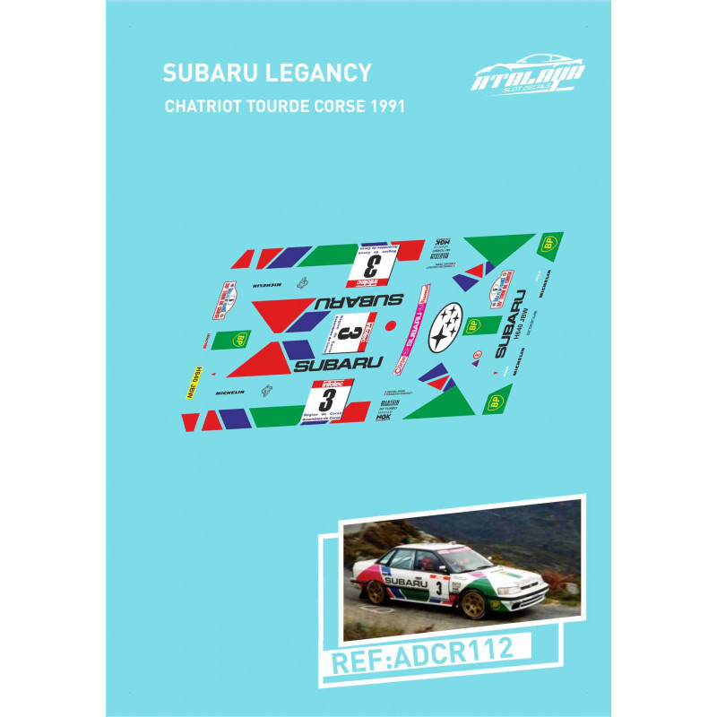 Subaru Legacy Chatriot Tourde Corse 1991