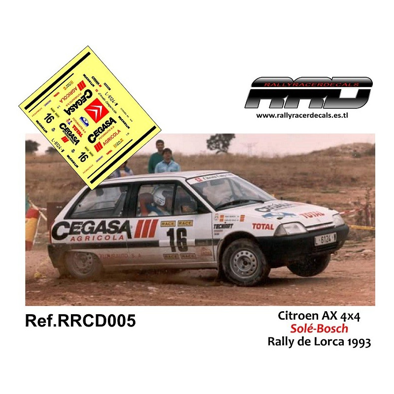 Citroen AX 4x4 Sole-Bosch Rally De Lorca 1993