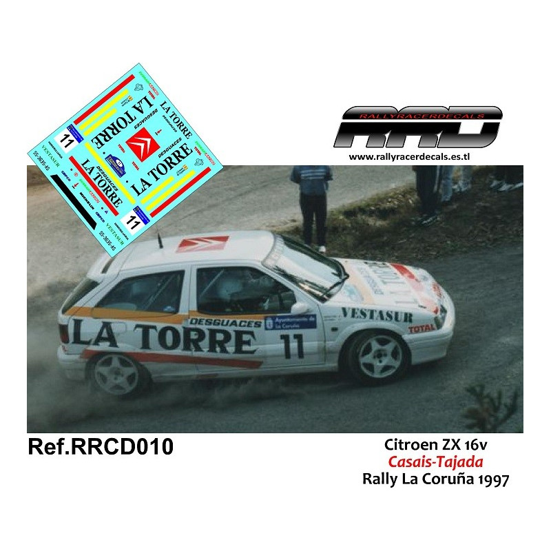 Citroen ZX 16v Casais-Tajada Rally La Coruña 1997