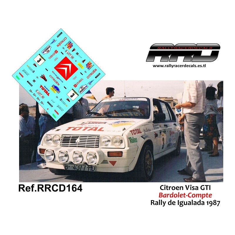 Citroen Visa Bardolet-Compte Rally Igualada 1987