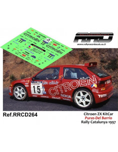 Citroen ZX KitCar Puras-Del Barrio Rally Catalunya 1997