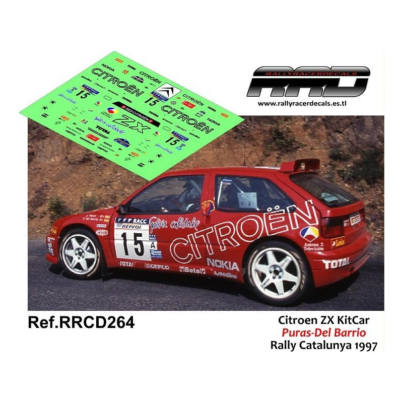 Citroen ZX KitCar Puras-Del Barrio Rally Catalunya 1997