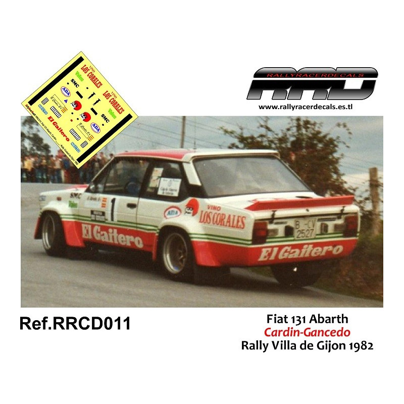 Fiat 131 Abarth Cardin-Gancedo Rally Villa de Gijon 1982