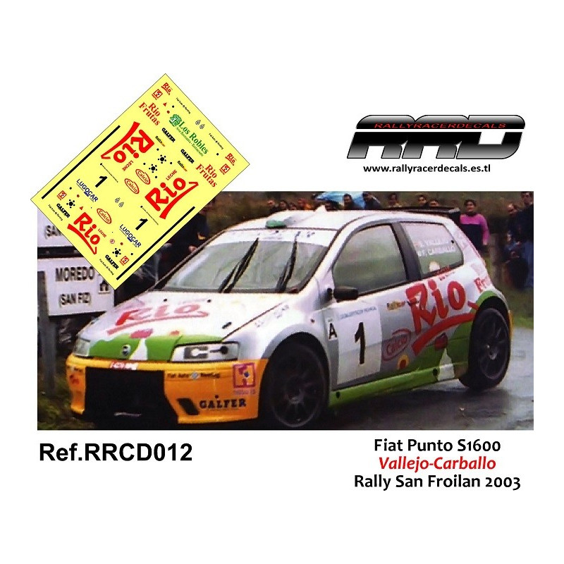 Fiat Punto S1600 Vallejo-Carballo Rally San Froilan 2003