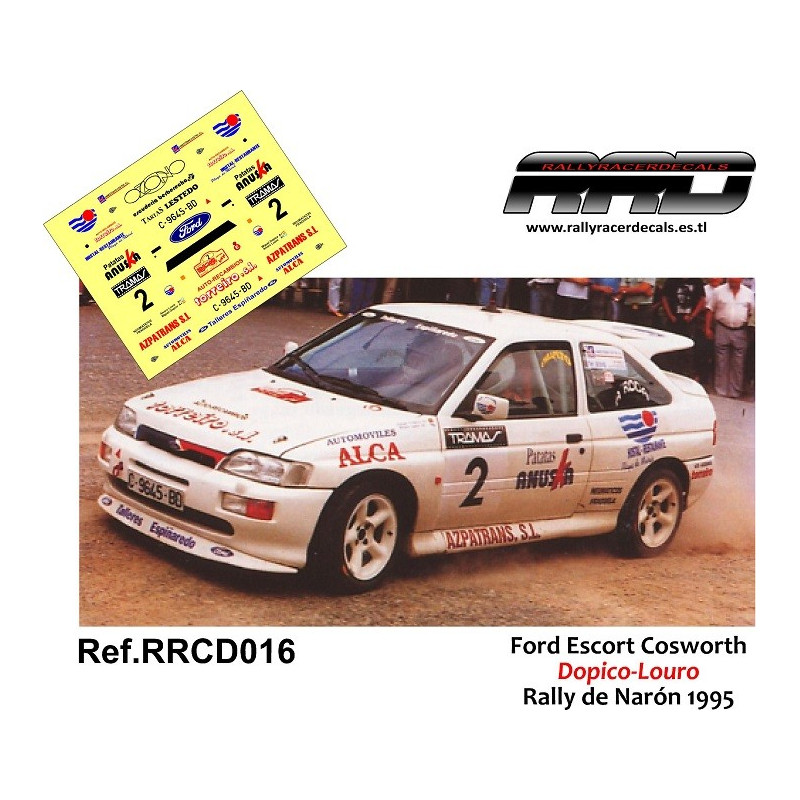Ford Escort Cosworth Dopico-Louro Rally Naron 1995