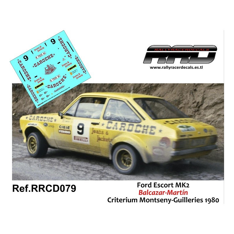 Ford Escort MK2 Balcazar-Martin Criterium Montseny-Guilleries 1980
