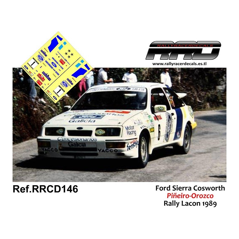 Ford Sierra Cosworth Piñeiro-Orozco Rally Lacon 1989
