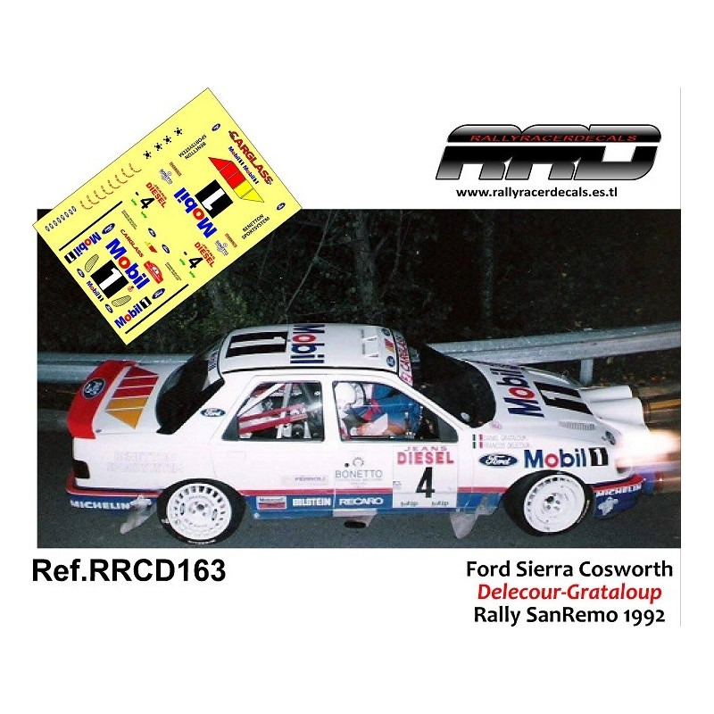 Ford Sierra Cosworth Delecour-Grataloup Rally Sanremo 1992