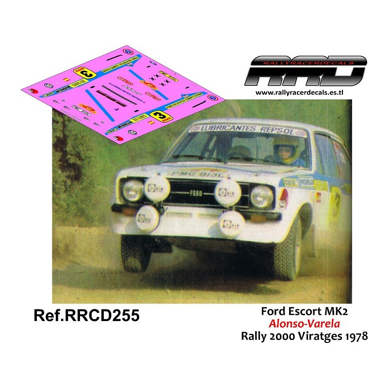 Ford Escort Mk2 Alonso-Varela Rally 2000 Viratges 1978