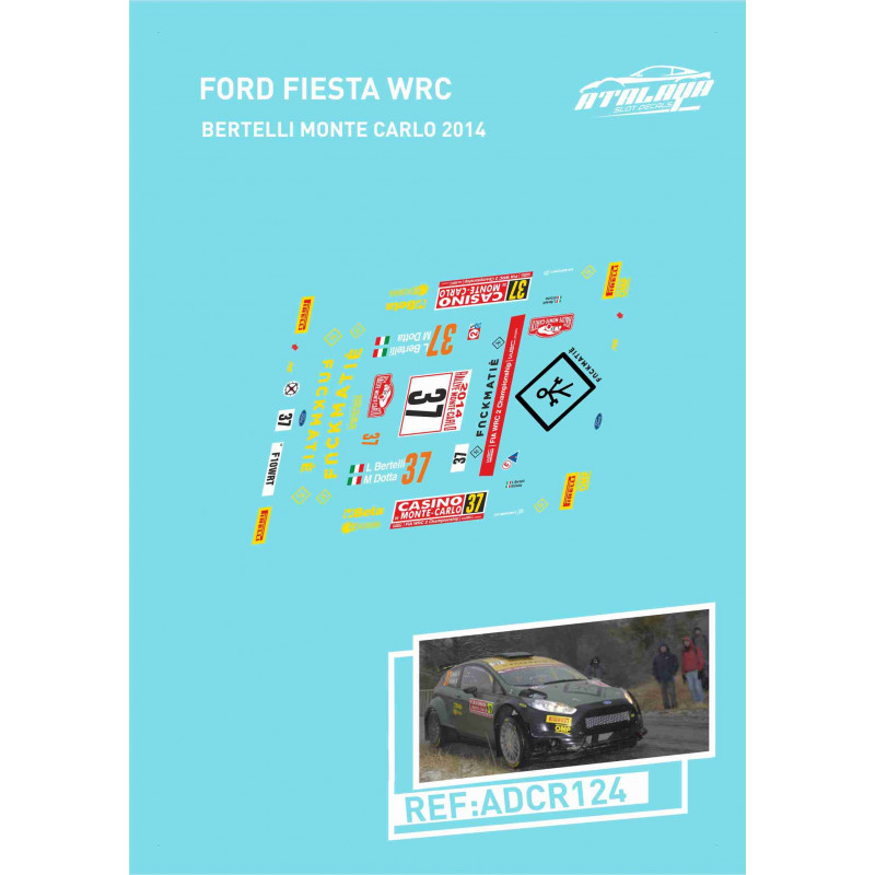 Ford Fiesta WRC Bertell iMonte Carlo 2014
