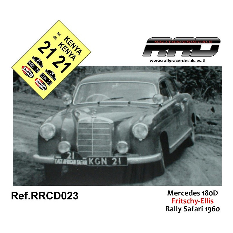 Mercedes 180D Fritschy-Ellis Rally Safari 1960