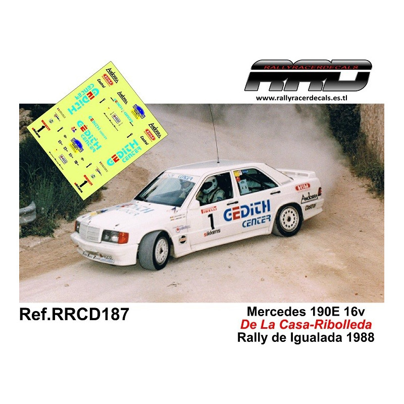 Mercedes 190E 16v De La Casa-Ribolleda Rally de Igualada 1988