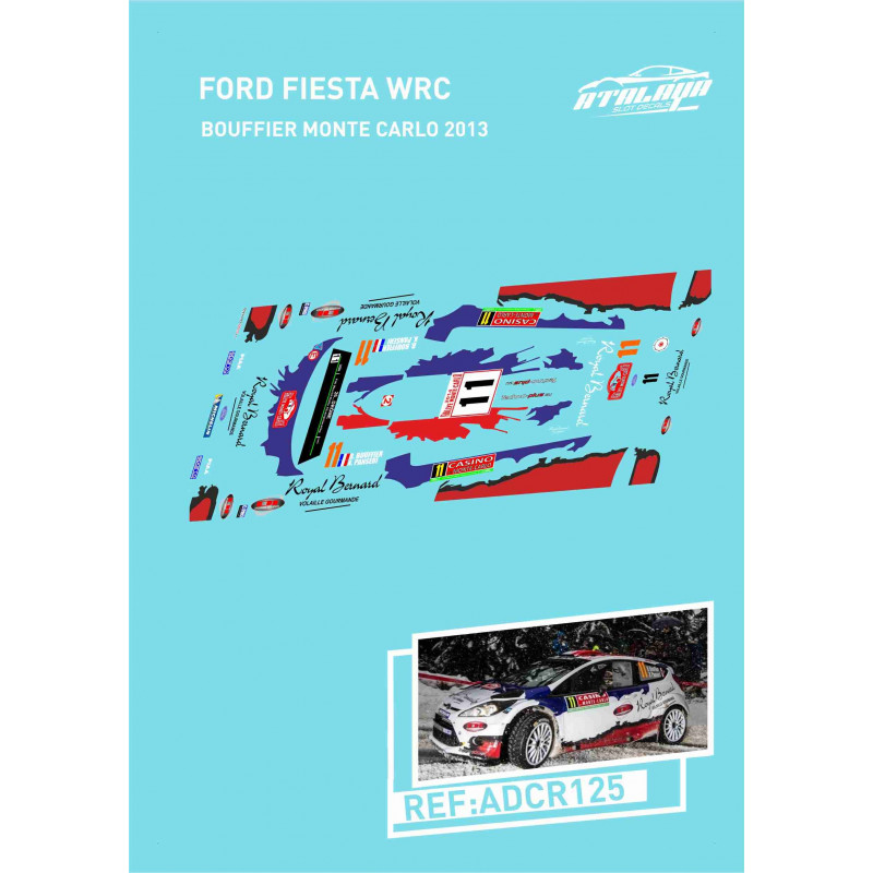 Ford Fiesta WRC Bouffier Montecarlo 2013